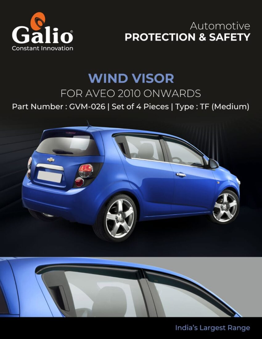GENERAL MOTORS (CHEVROLET) AVEO 2010 WIND VISOR - TF SET OF 4 Pcs.
