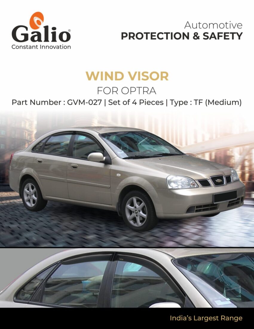 GENERAL MOTORS (CHEVROLET) OPTRA WIND VISOR - TF (MEDIUM) SET OF 4 PCS