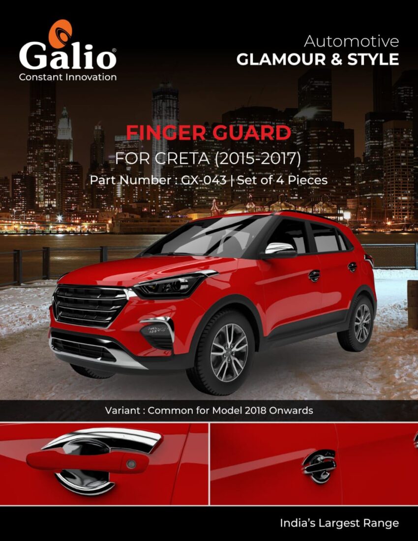 HYUNDAI CRETA (2015-2017) FINGER GUARD – SET OF 4 PCS