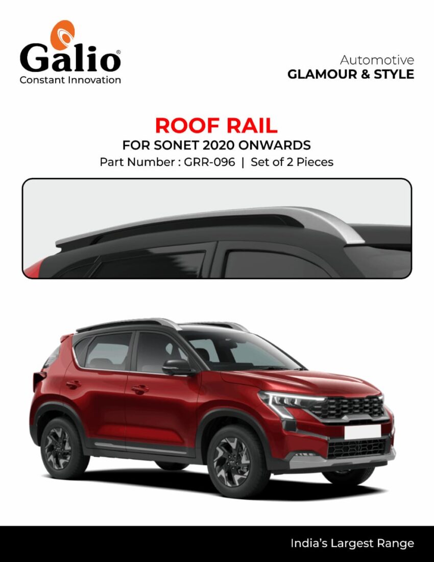 KIA SONET (2024 ONWARDS) ROOF RAILS SET OF 2 PCS
