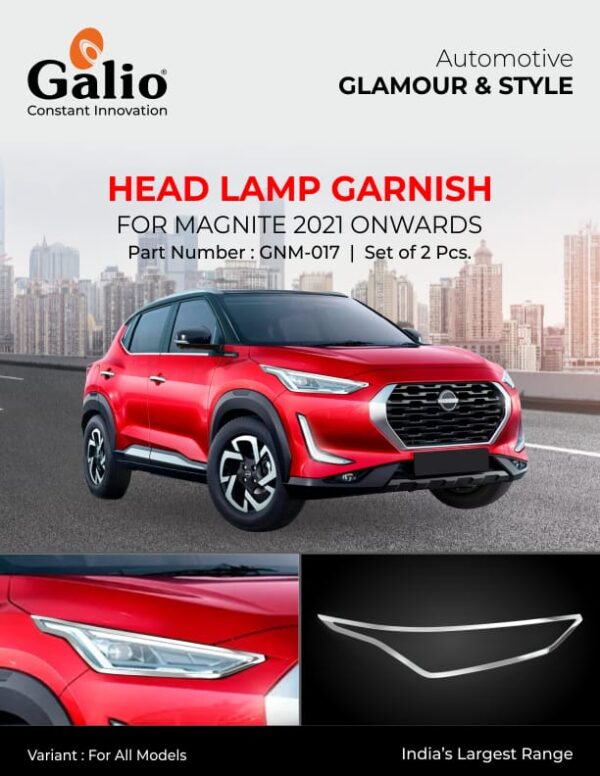 NISSAN MAGNITE (2021) HEAD LAMP GARNISH SET OF 2 PCS