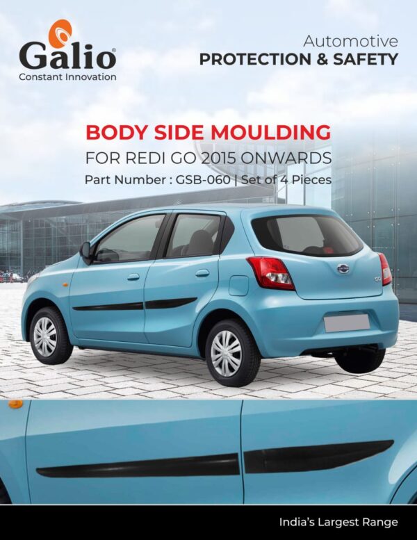 NISSAN REDI-GO (2015 ONWARDS) BODY SIDE MOULDING SET OF 4 PCS