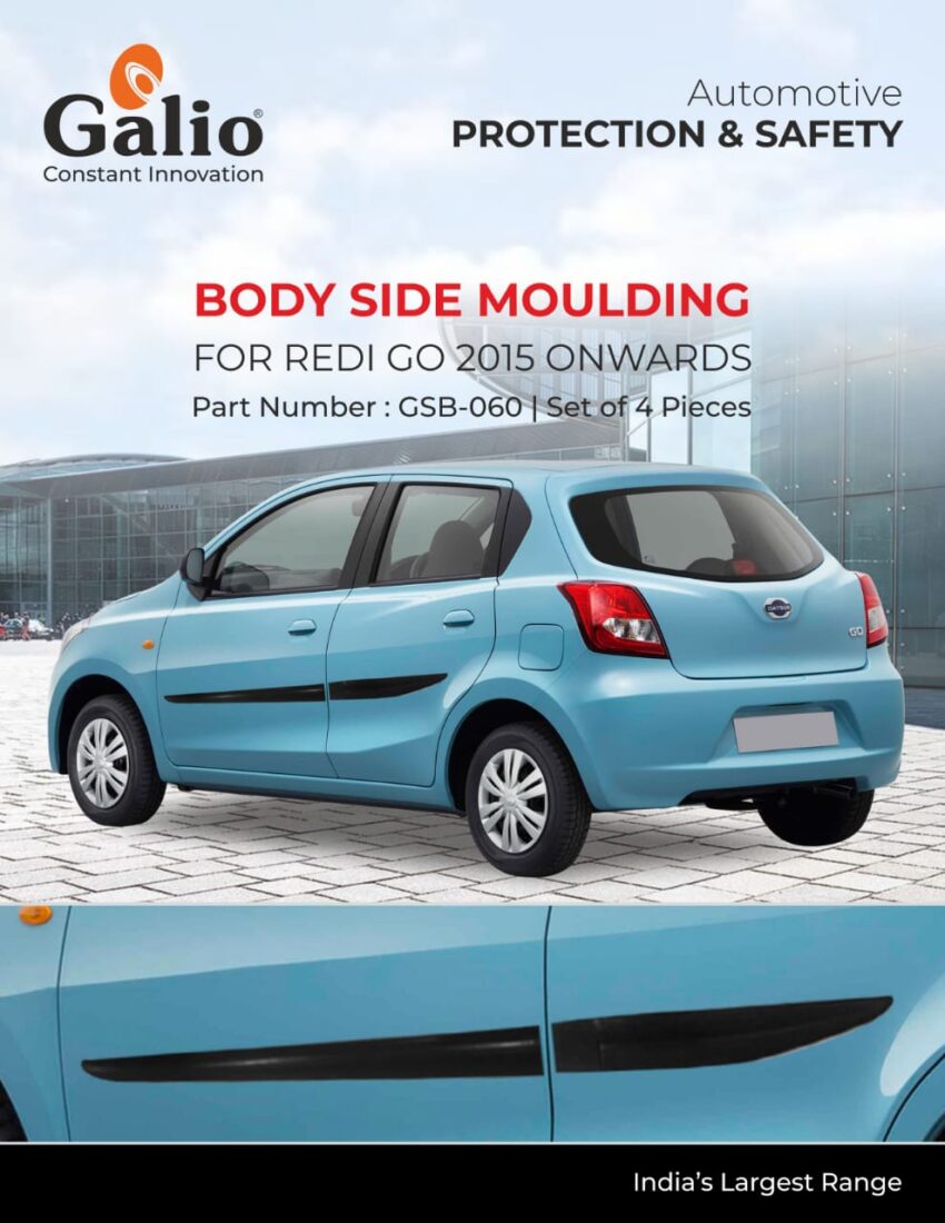 NISSAN REDI-GO (2015 ONWARDS) BODY SIDE MOULDING SET OF 4 PCS