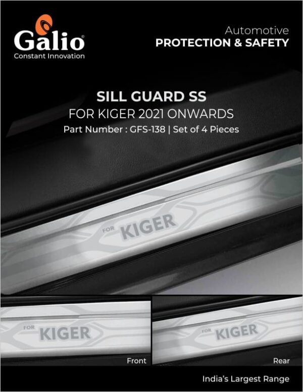 RENAULT KIGER (2021) SILL GUARD SS SET OF 4 PCS