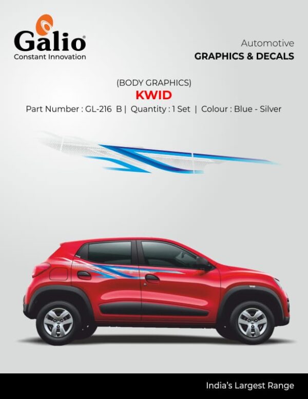 RENAULT KWID (2015 ONWARDS) BODY GRAPHICS SET OF 1 SET