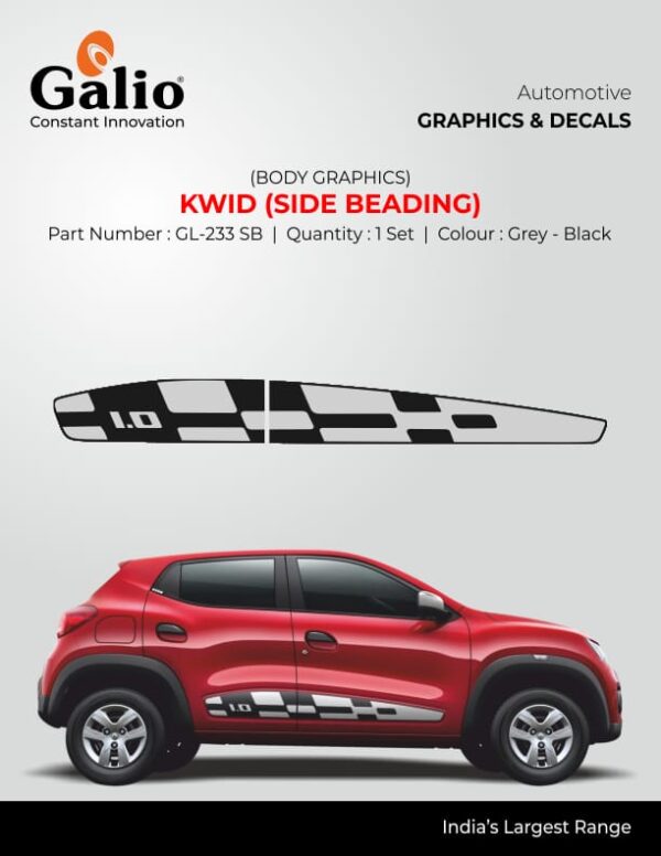 RENAULT KWID (2015 ONWARDS) SIDE BEADING SET OF 1 SET