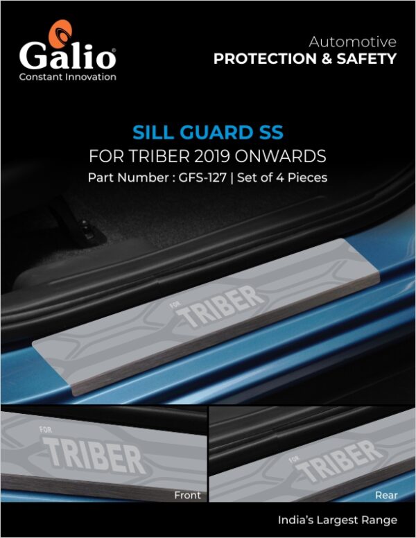 RENAULT TRIBER (2019 ONWARDS) SILL GUARD SS SET OF 4 PCS