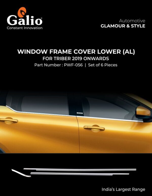 RENAULT TRIBER (2019 ONWARDS) WINDOW FRAME COVER LOWER (AL) SET OF 6 PCS