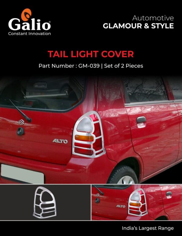 MARUTI SUZUKI ALTO TYPE-2 TAIL LAMP GARNISH SET OF 2 PCS