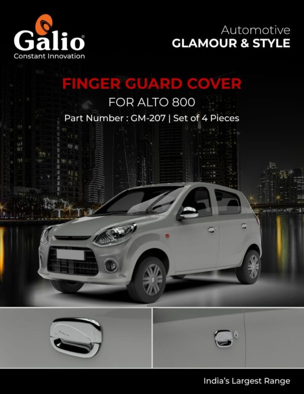 MARUTI SUZUKI ALTO 800 (2012 TO 2015) FINGER GUARD SET OF 4 PCS