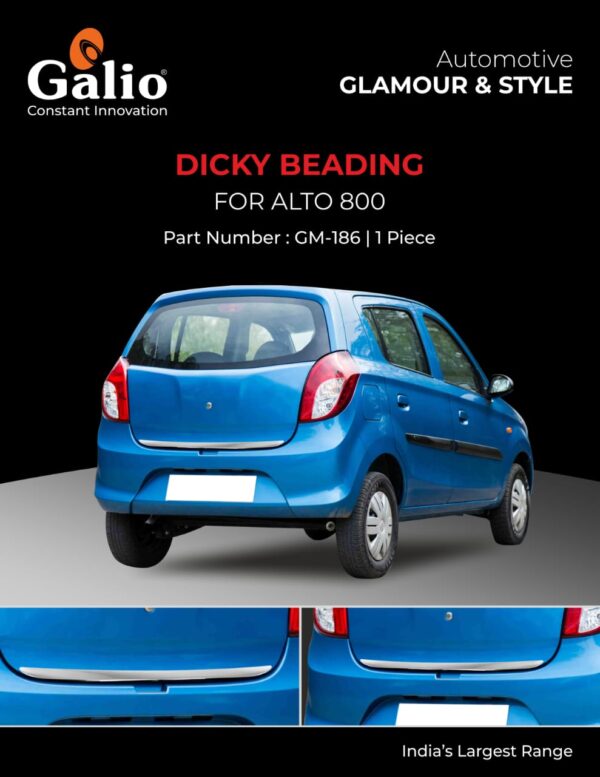 MARUTI SUZUKI ALTO 800 (2016 TO 2018) DICKY BEADING WITH LOCK 1 PIECE
