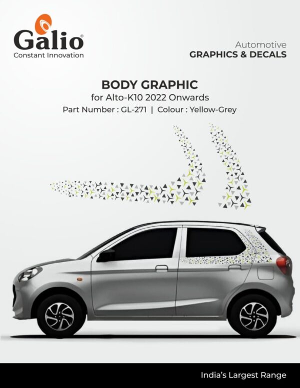 MARUTI SUZUKI ALTO K10 (2022 ONWARDS) BODY GRAPHIC 1 SET