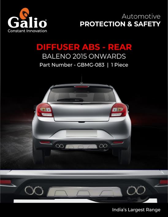 MARUTI SUZUKI BALENO (2015 ONWARDS) DIFFUSER ABS REAR 1 PIECE