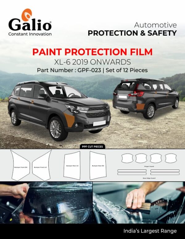 MARUTI SUZUKI XL6 (2019 ONWARDS) PAINT PROTECTION FILM – SET OF 12 PCS