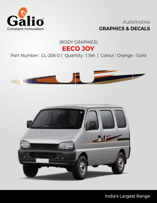MARUTI SUZUKI EECO BODY GRAPHICS - EECO JOY (2010 TO 2017)