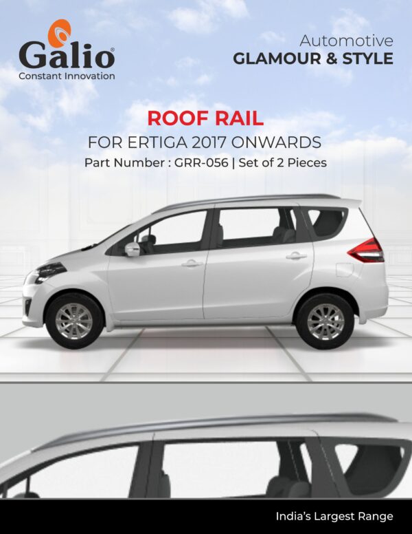 MARUTI SUZUKI ERTIGA (2015 TO 2017) ROOF RAIL – SET OF 2 PCS