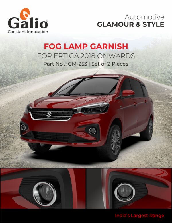 MARUTI SUZUKI ERTIGA (2018 ONWARDS) FOG LAMP GARNISH SET OF 2 PCS