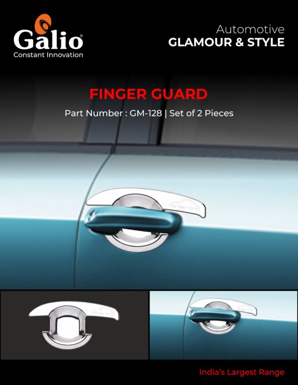MARUTI SUZUKI SWIFT 2005 TO 2010 CHROME FINGER GUARD – SET OF 4 PCS