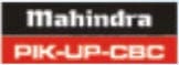 BODY GRAPHICS - RED-BLACK (SET OF 2 PCS) FOR MAHINDRA BOLERO (2000-2006)