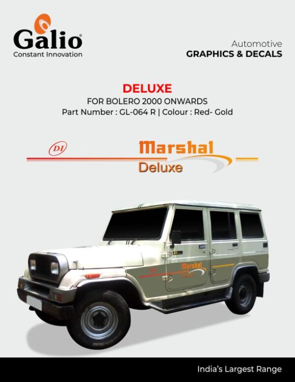 BODY GRAPHICS - DELUXE (SET OF 1) FOR MAHINDRA BOLERO (2000-2006)