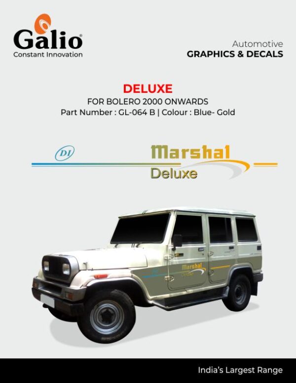 BODY GRAPHICS - DELUXE (SET OF 1) FOR MAHINDRA BOLERO (2000-2006) (Copy)