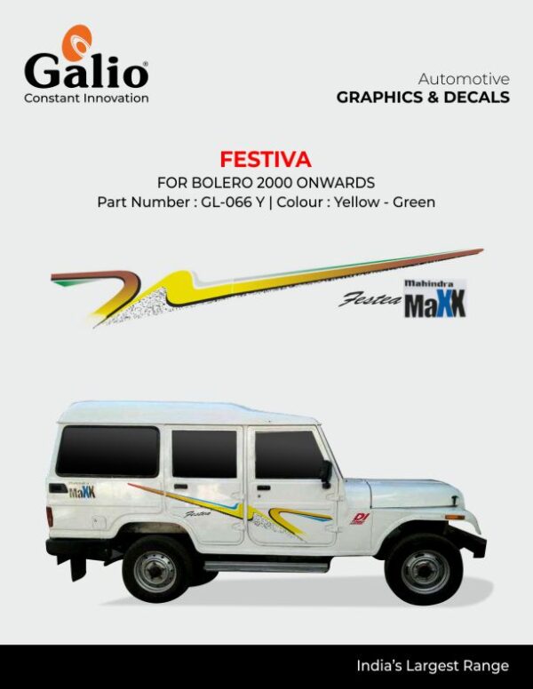 BODY GRAPHICS - FESTIVA FOR MAHINDRA BOLERO (2000-2006)
