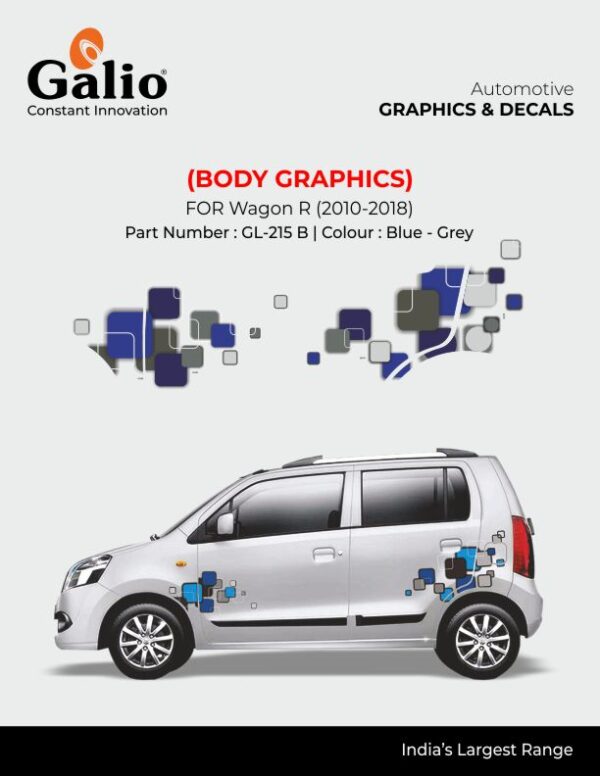 MARUTI SUZUKI WAGONR (2010–2018) BODY GRAPHICS SET OF 1