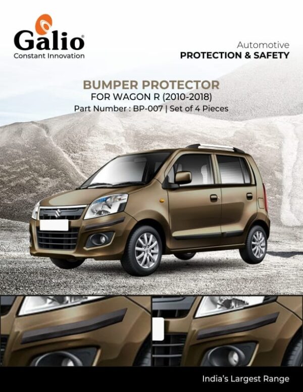 MARUTI SUZUKI WAGONR 2010-2018 BUMPER PROTECTOR SET OF 4 PCS