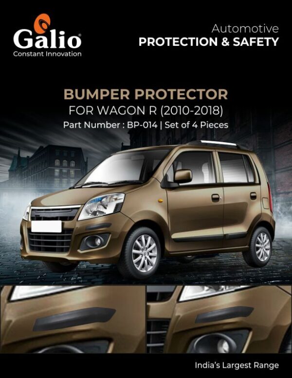 MARUTI SUZUKI WAGONR 2010-2018 BUMPER PROTECTOR SET OF 4 PCS