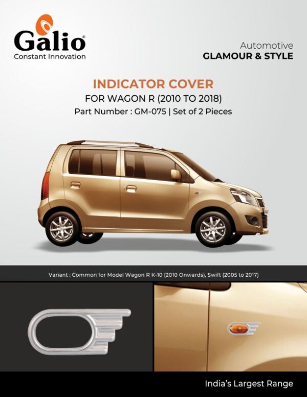 MARUTI SUZUKI WAGONR 2010-2018 INDICATOR COVER SET OF 2 PCS