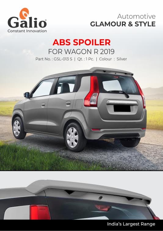 MARUTI SUZUKI WAGONR 2019 ONWARDS ABS SPOILER 1 PIECE