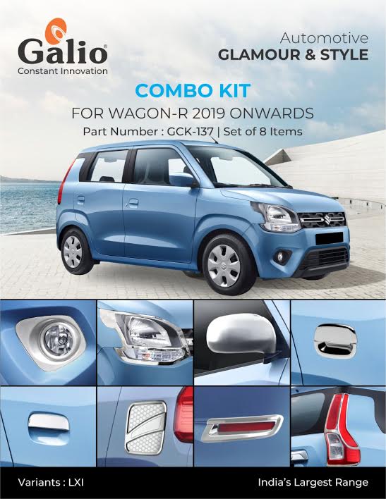 MARUTI SUZUKI WAGONR 2019 ONWARDS COMBO KIT (SET OF 8 ITEMS)