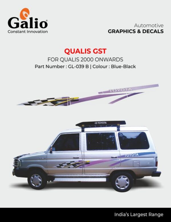 BODY GRAPHICS – QUALIS GST EDITION FOR TOYOTA QUALIS 2000 ONWARDS