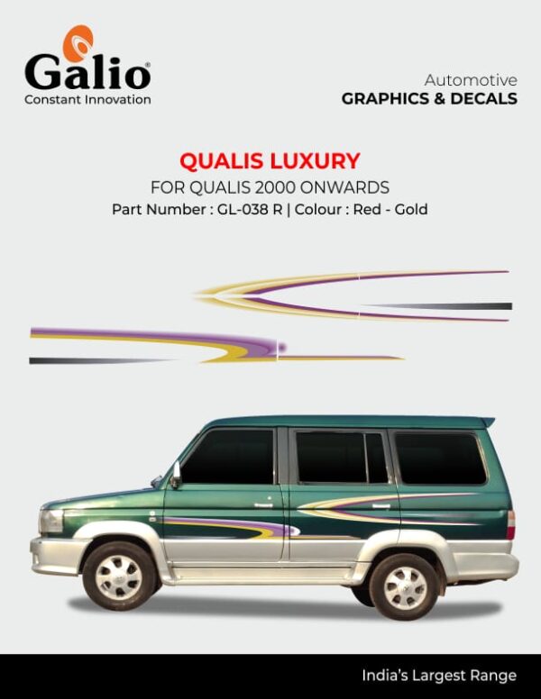 BODY GRAPHICS – QUALIS LUXURY EDITION FOR TOYOTA QUALIS 2000 ONWARDS