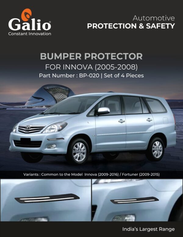 TOYOTA INNOVA 2005 TO 2008 BUMPER PROTECTOR – SET OF 4 PCS