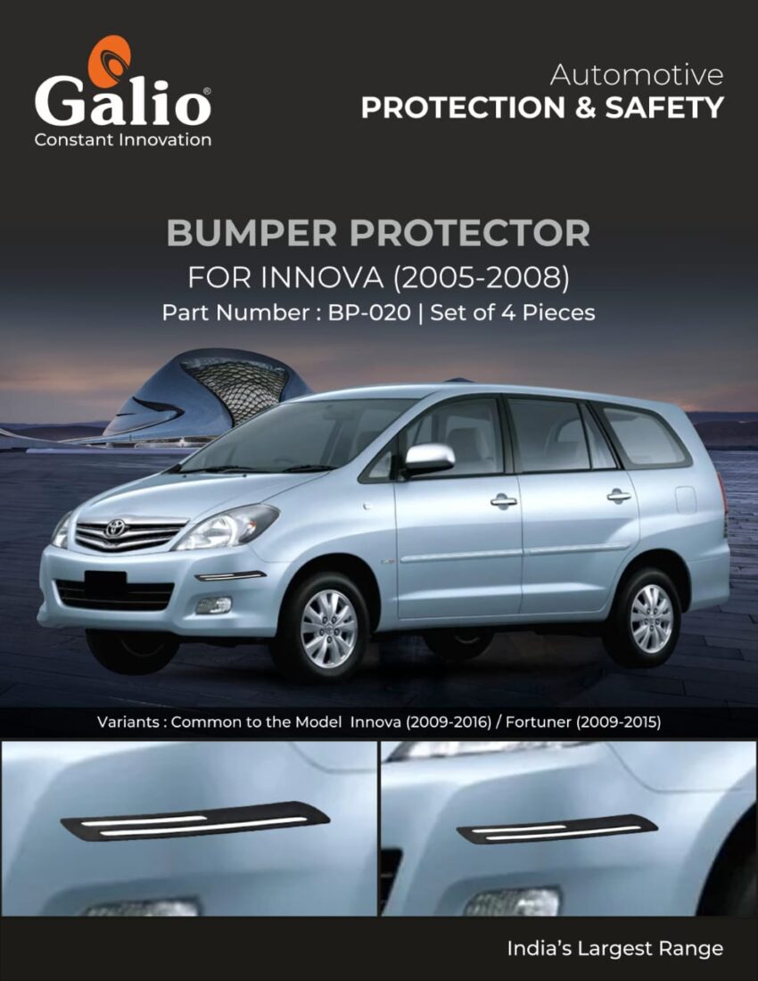 TOYOTA INNOVA 2005 TO 2008 BUMPER PROTECTOR – SET OF 4 PCS