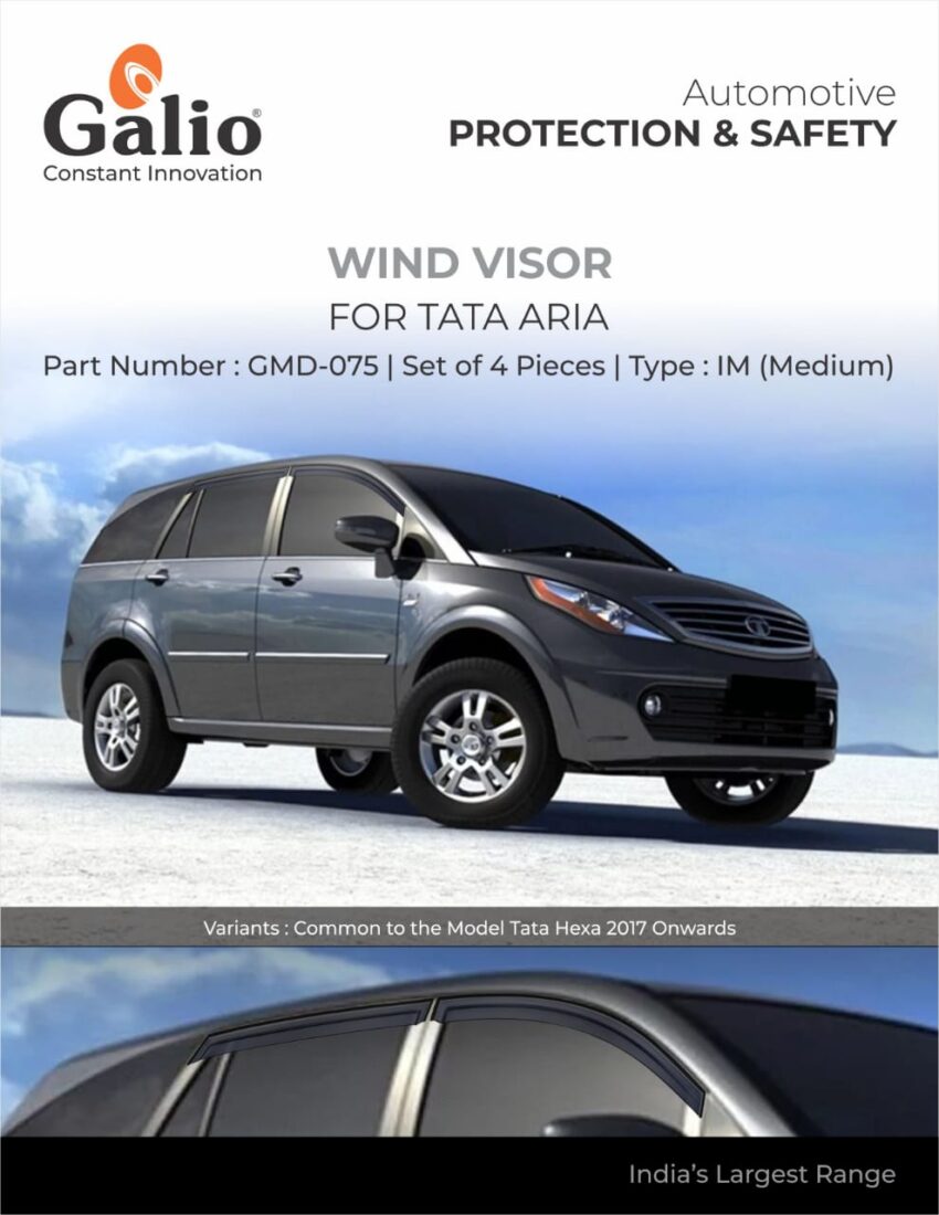 TELCO TATA ARIA WIND VISOR IM (MEDIUM) SET OF 4 PCS