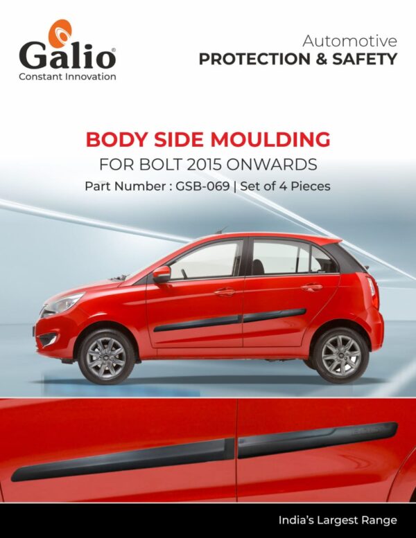 TELCO TATA BOLT (2015 ONWARDS) BODY SIDE MOULDING SET OF 4 PCS