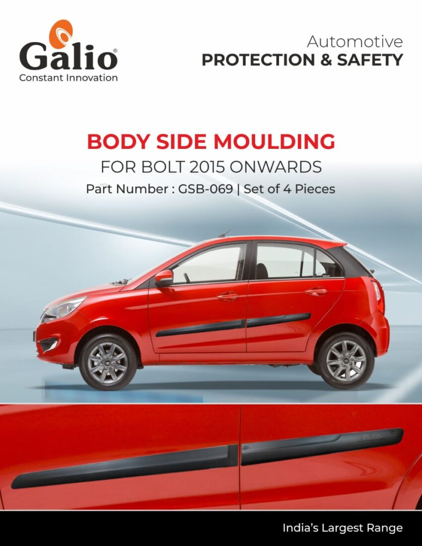 TELCO TATA BOLT (2015 ONWARDS) BODY SIDE MOULDING SET OF 4 PCS