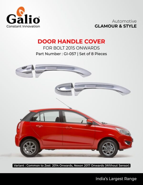 TELCO TATA BOLT (2015 ONWARDS) DOOR HANDLE COVER CHROME GARNISH SET OF 8 PCS