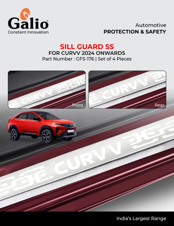 TELCO TATA CURVV (2024 ONWARDS) SILL GUARD SS SET OF 4 PCS