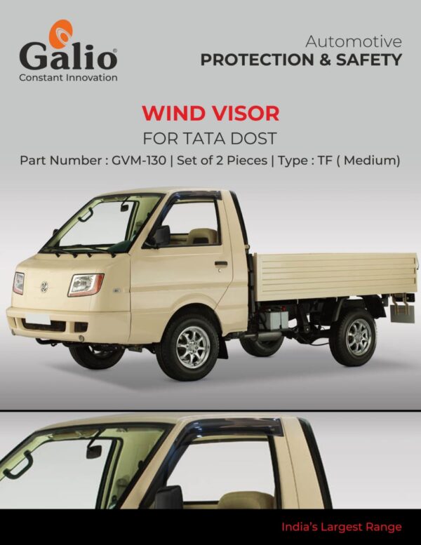 TELCO TATA DOST WIND VISOR TF (MEDIUM) SET OF 4 PCS