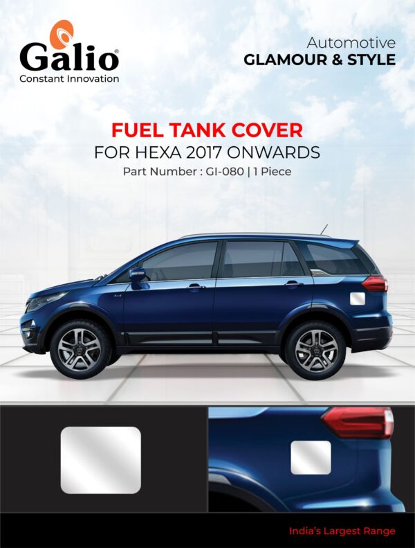 TELCO TATA HEXA (2017 ONWARDS) FUEL TANK COVER CHROME GARNISH 1 PC