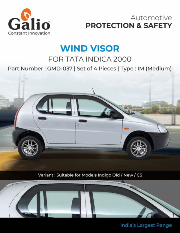 TELCO TATA INDICA (2000) WIND VISOR - IM (MEDIUM) SET OF 4 PCS