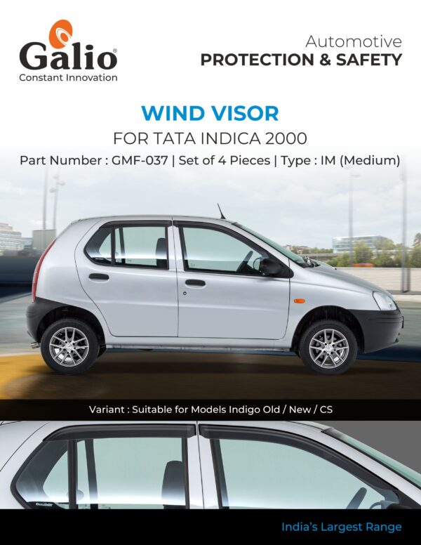 TELCO TATA INDICA (2000) WIND VISOR - IM (FASHION) SET OF 4 PCS