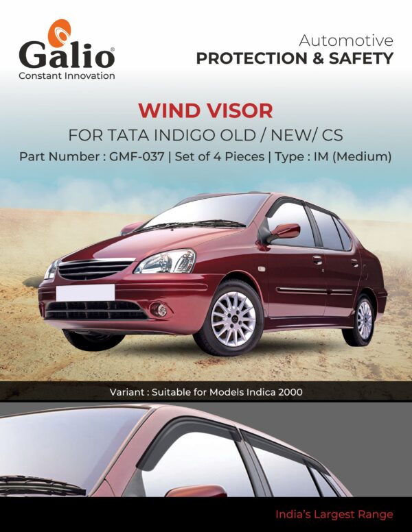 TELCO TATA INDIGO (OLD/NEW/CS) WIND VISOR - IM (FASHION) SET OF 4 PCS