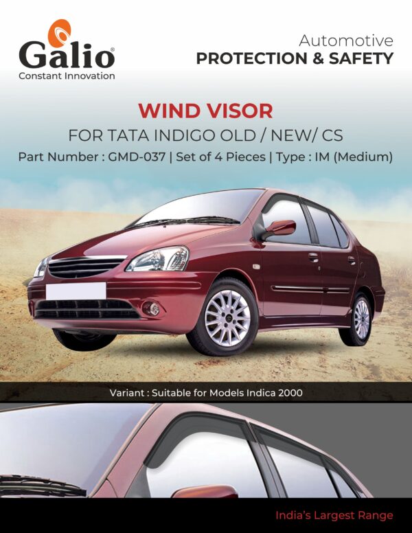 TELCO TATA INDIGO (OLD/NEW/CS) WIND VISOR - IM (MEDIUM) SET OF 4 PCS
