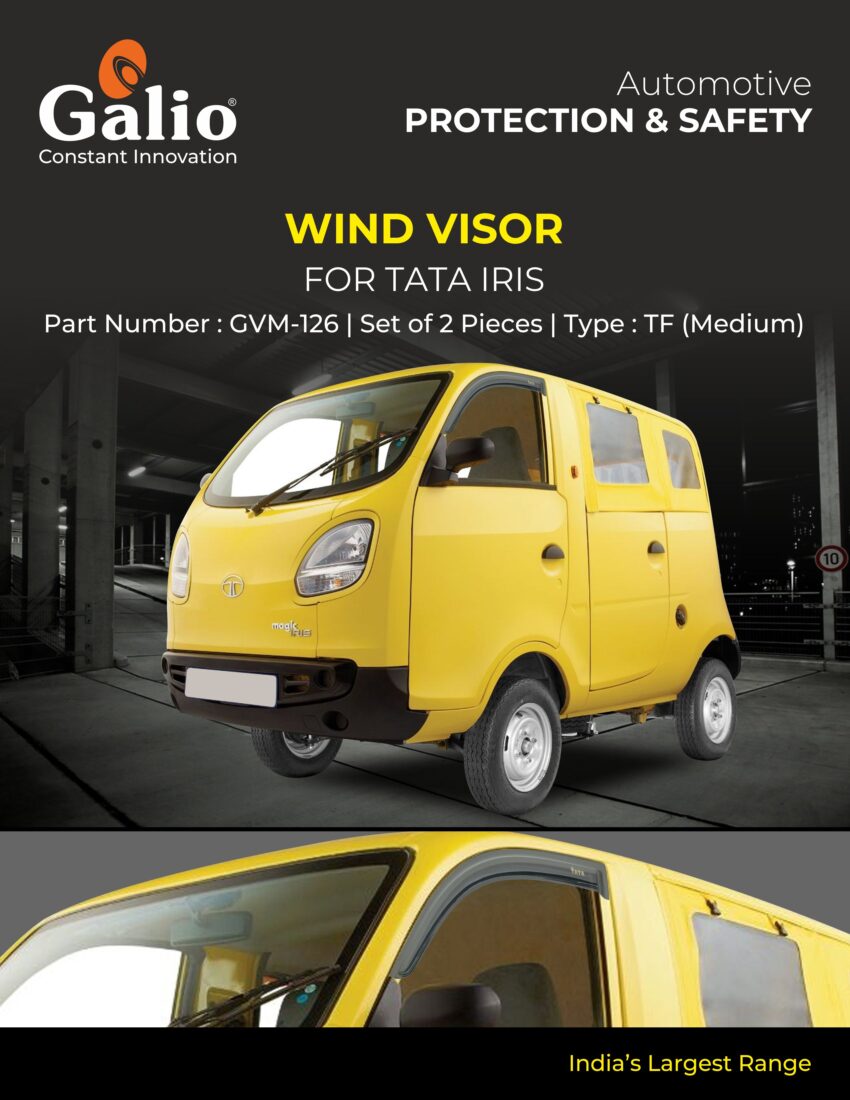 TELCO TATA IRIS WIND VISOR - TF (MEDIUM) SET OF 4 PCS