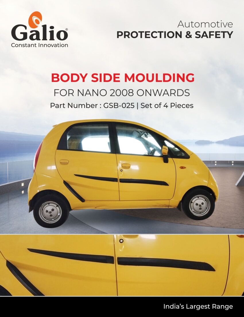 TELCO TATA NANO (2008 ONWARDS) BODY SIDE MOULDING SET OF 4 PCS