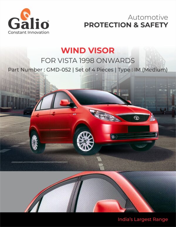 TELCO TATA VISTA (1998 ONWARDS) WIND VISOR – IM (MEDIUM) SET OF 4 PCS